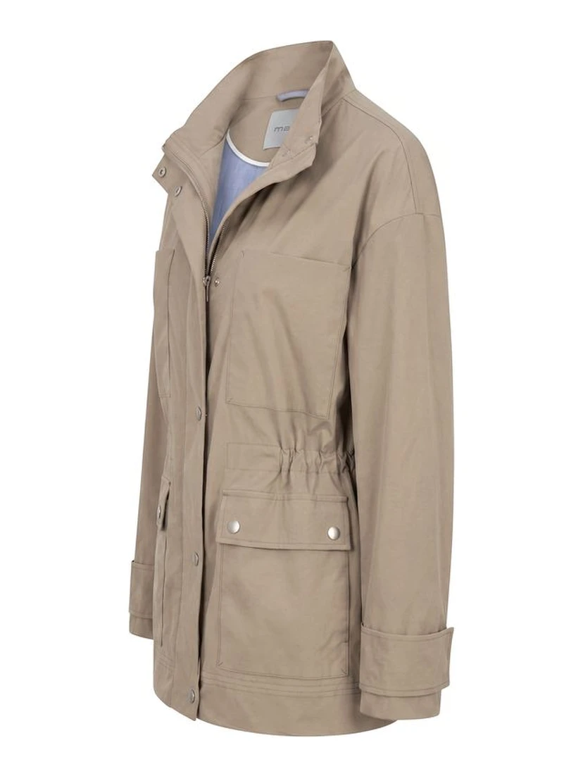 Brown Cotton Women Jacket