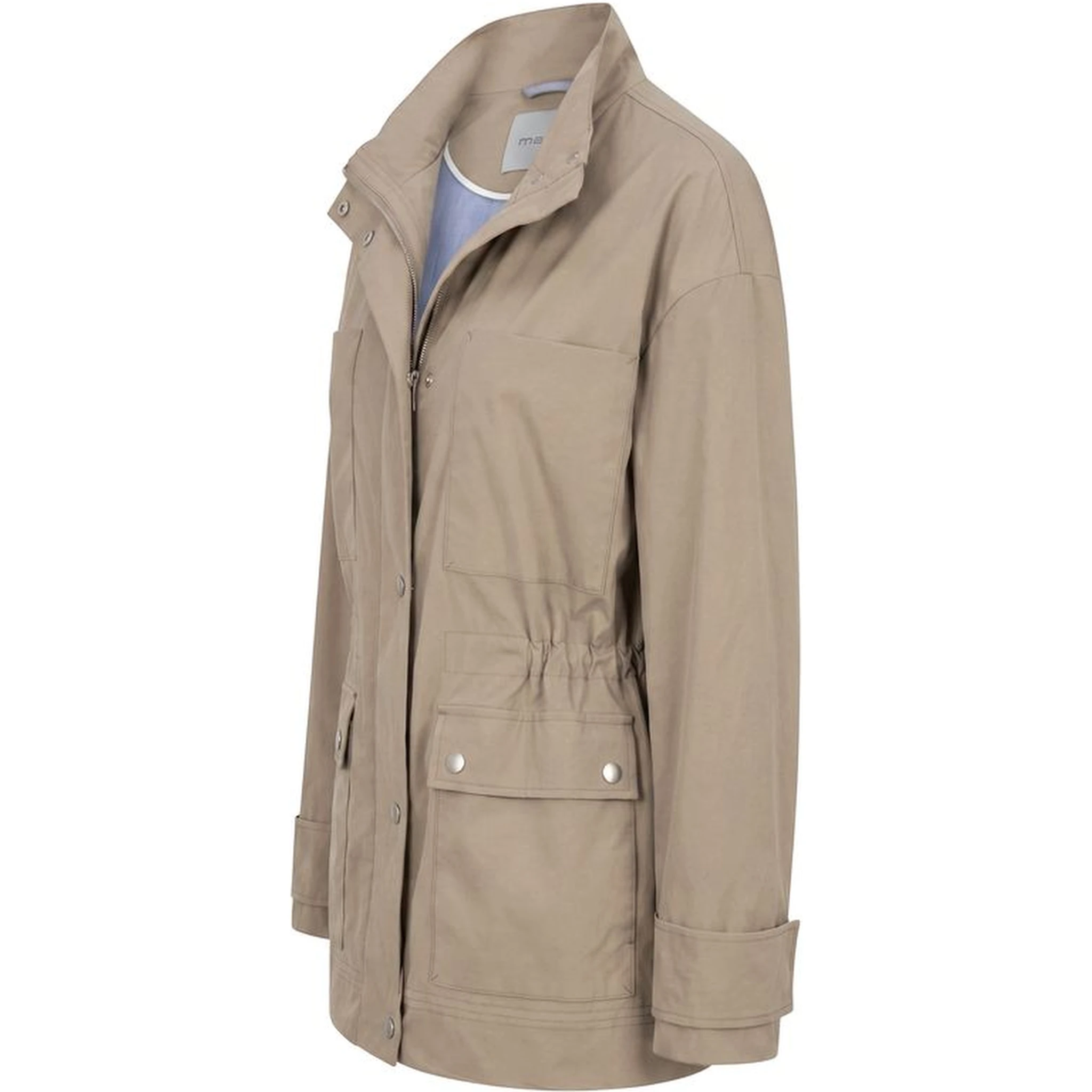 Brown Cotton Women Jacket