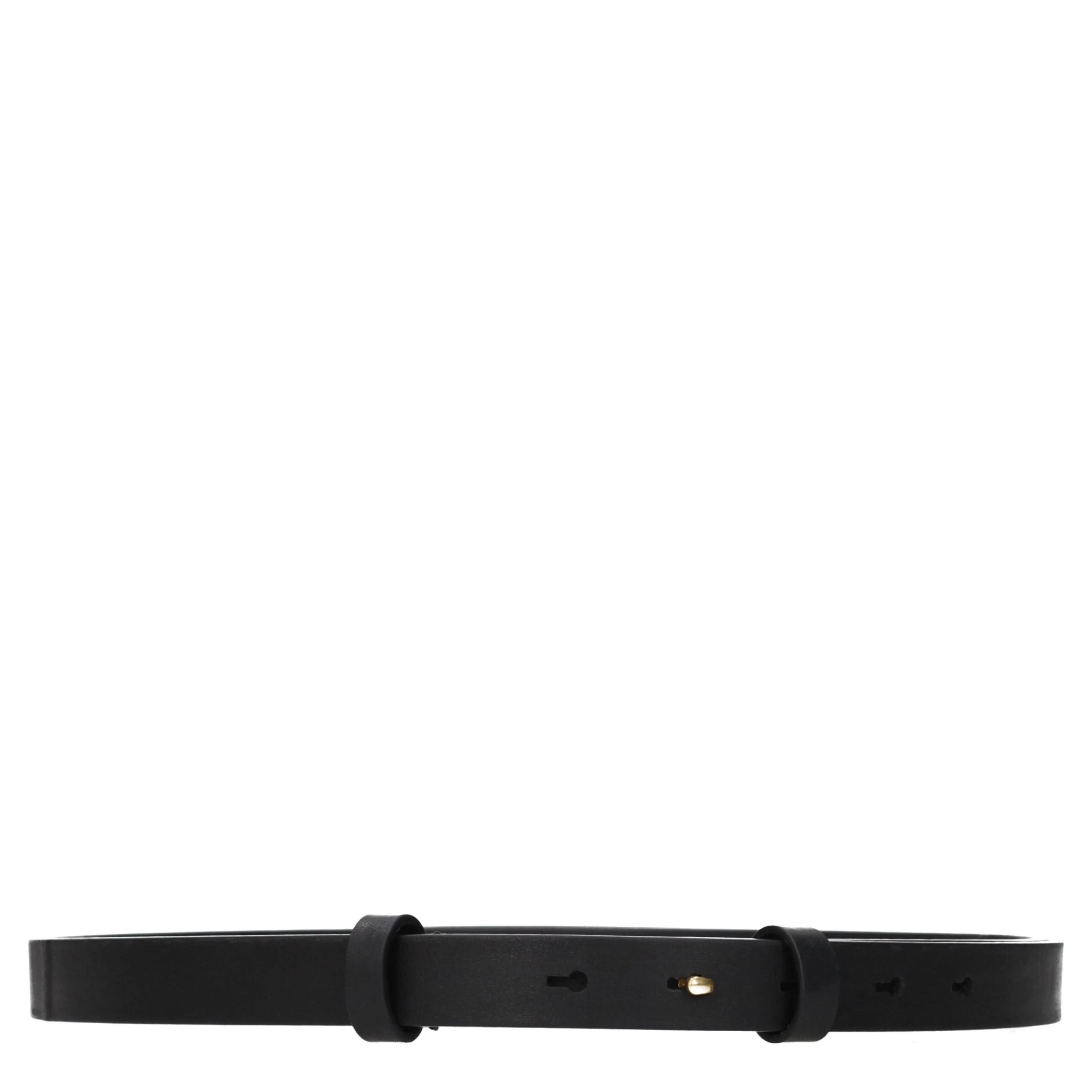 Black Leather Regular Belt