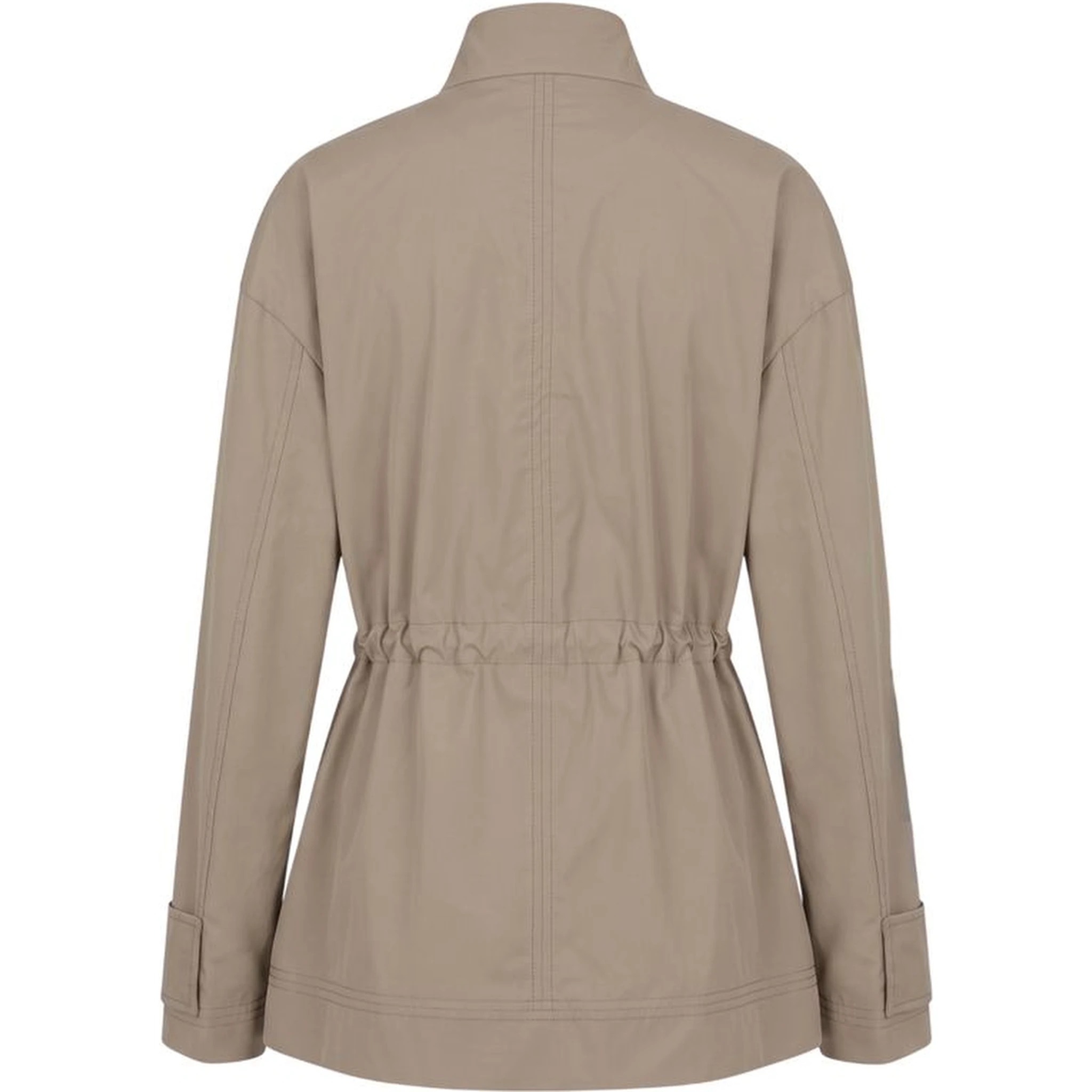 Brown Cotton Women Jacket