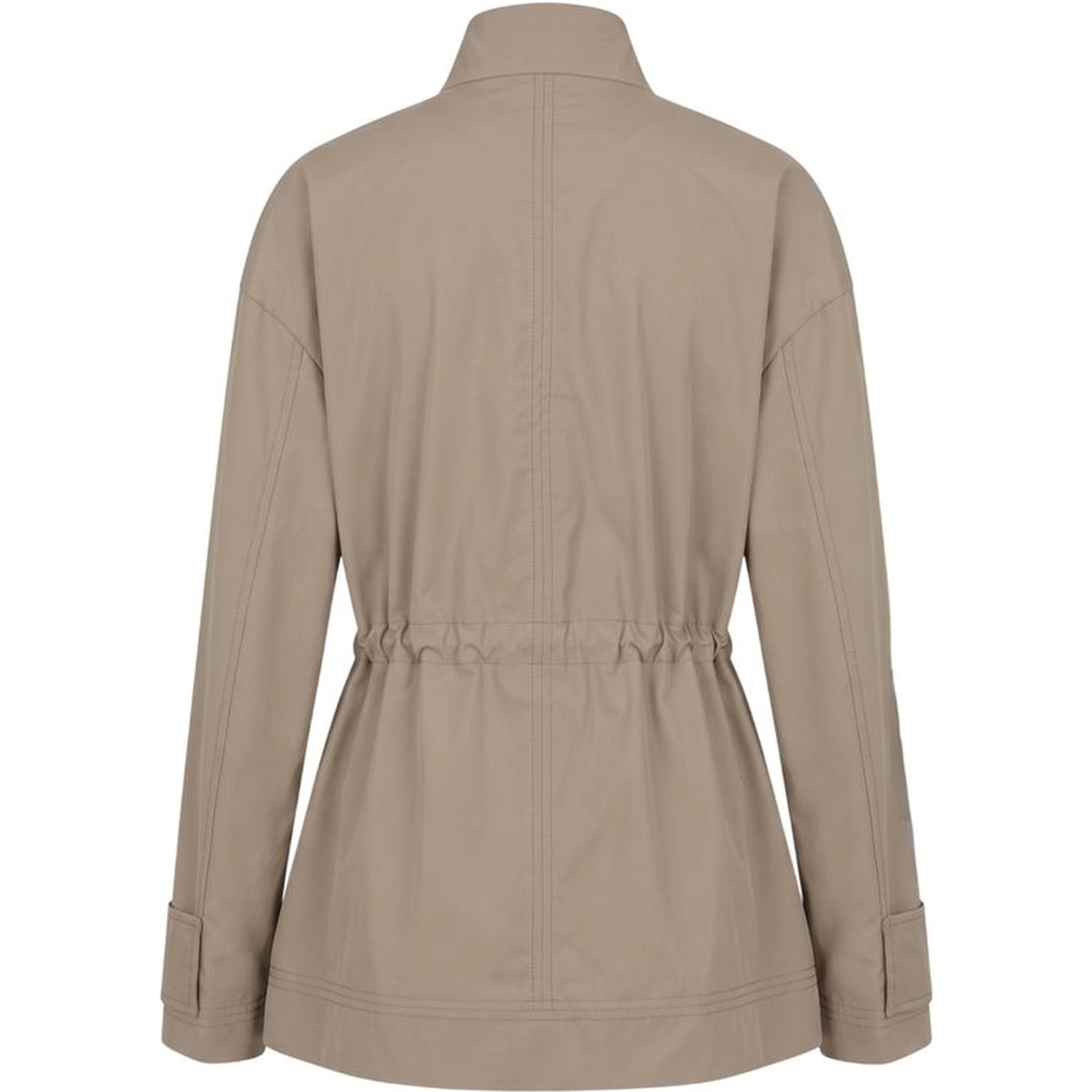 Brown Cotton Women Jacket