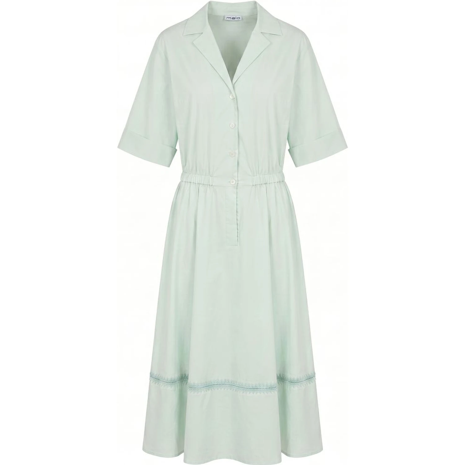 Green Cotton Women Dress