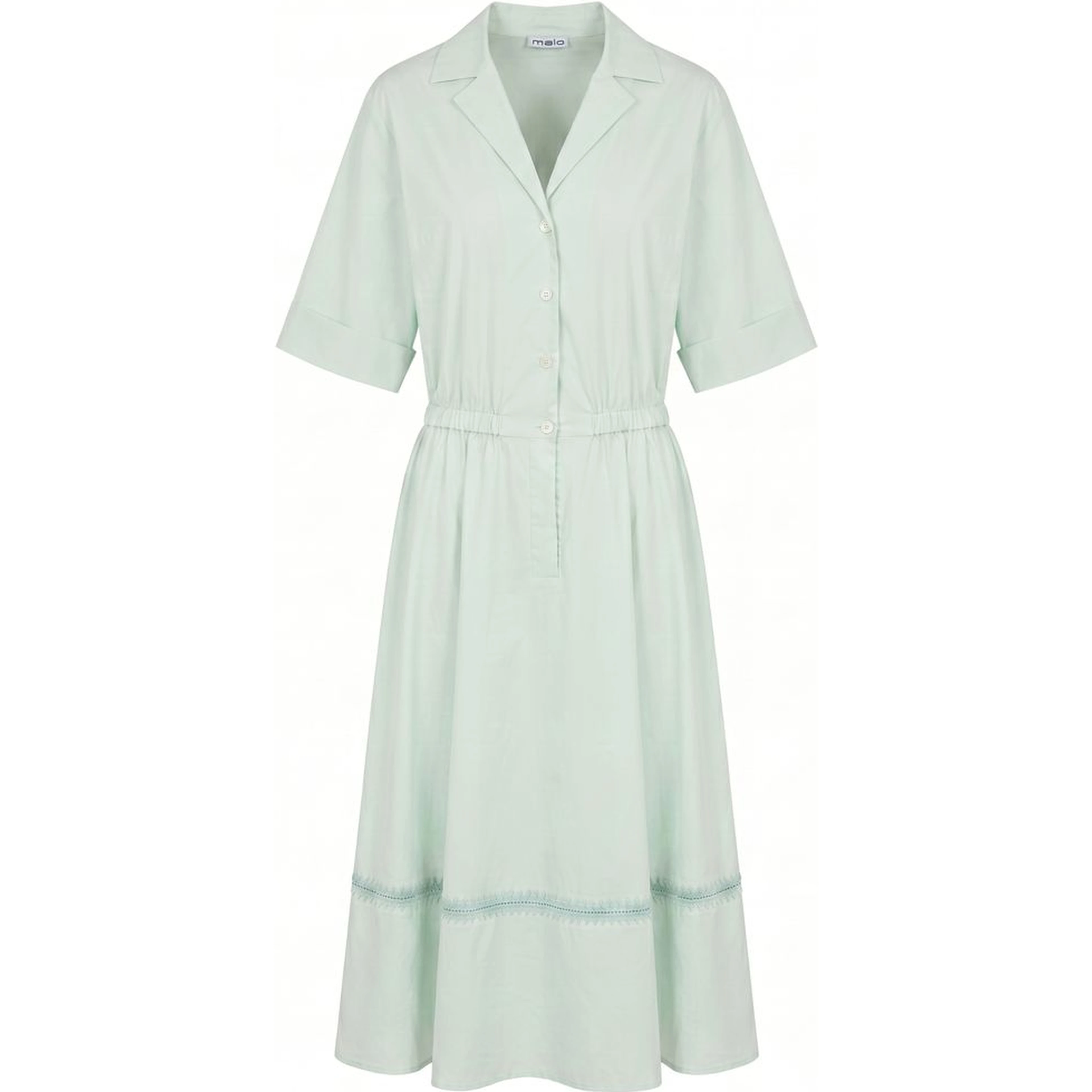 Green Cotton Women Dress