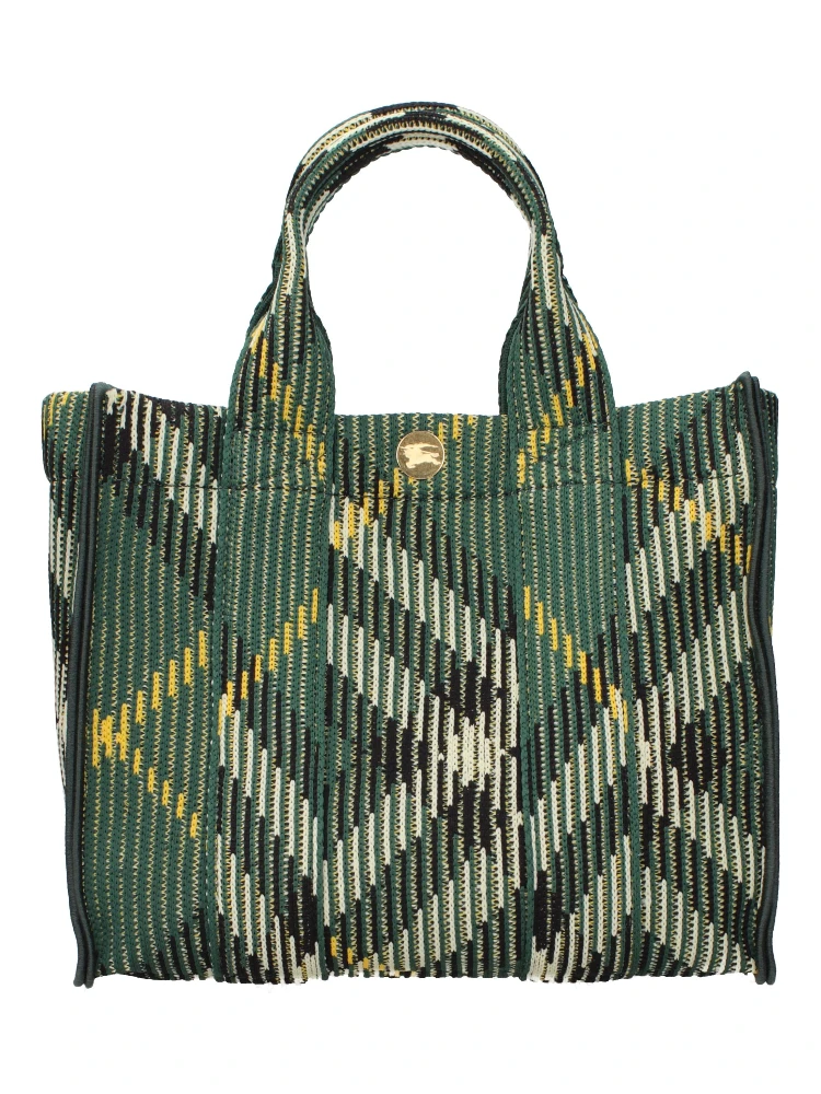 Green Fabric Handbag