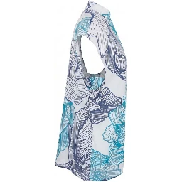Blue Cotton Women Shirt