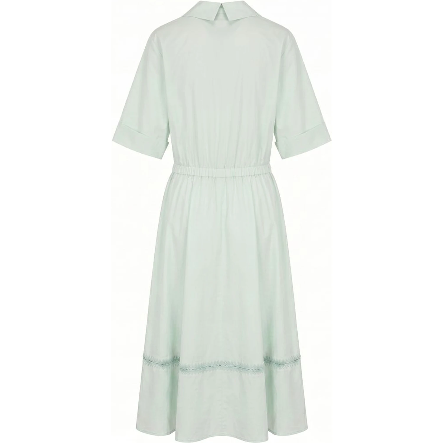 Green Cotton Women Dress