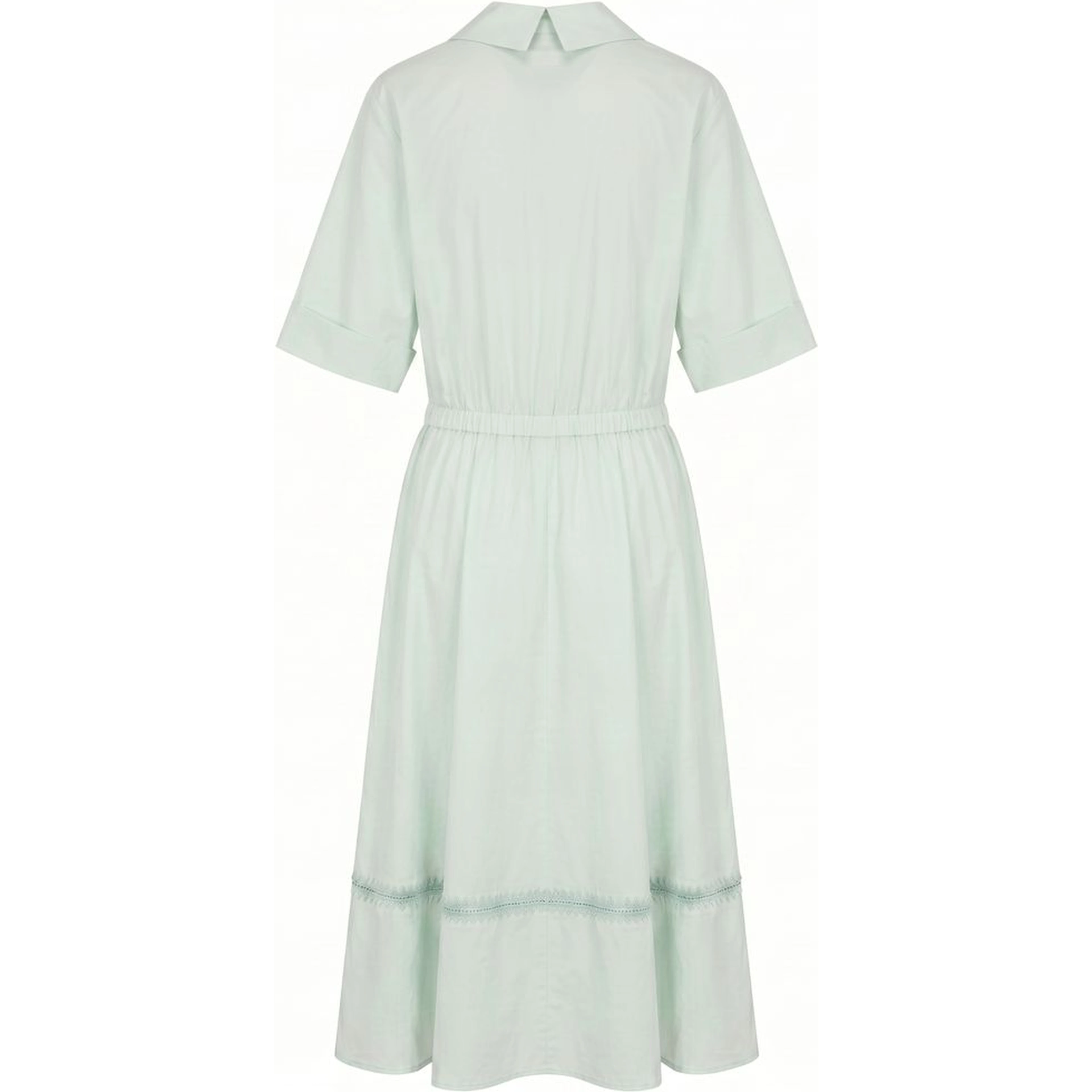 Green Cotton Women Dress
