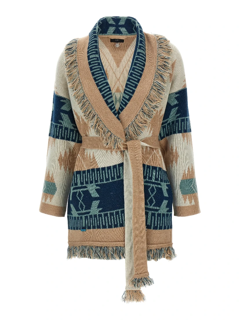 Multicolor Cashmere Cardigan