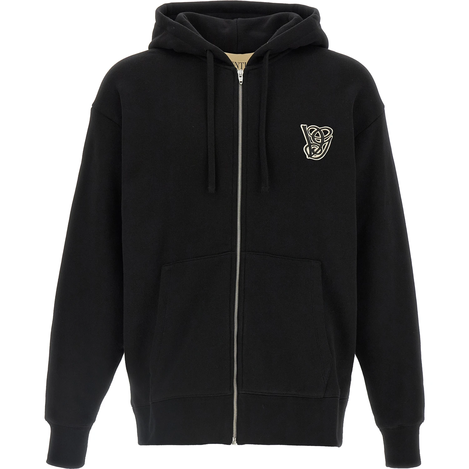 Black Cotton Sweatshirt