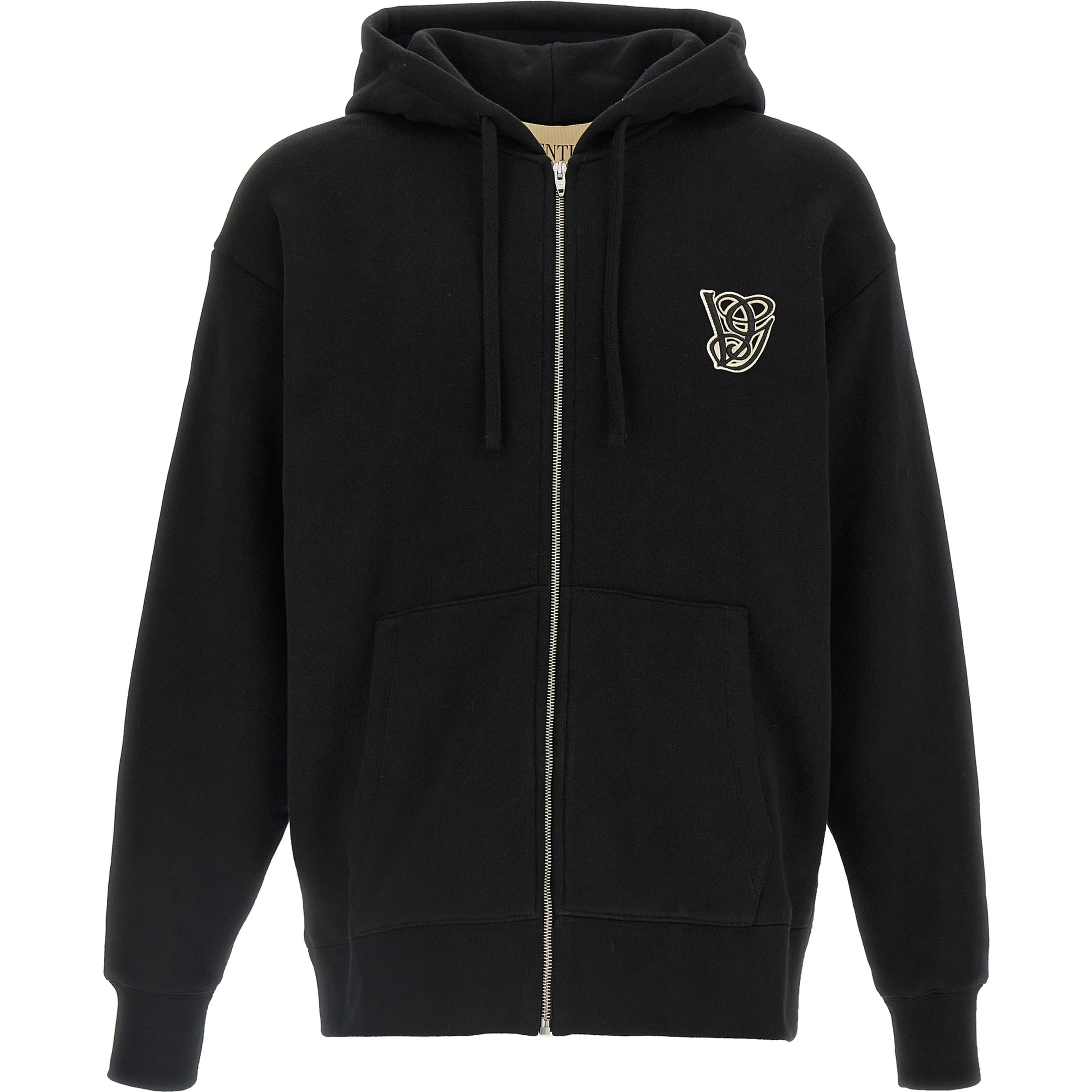 Black Cotton Sweatshirt