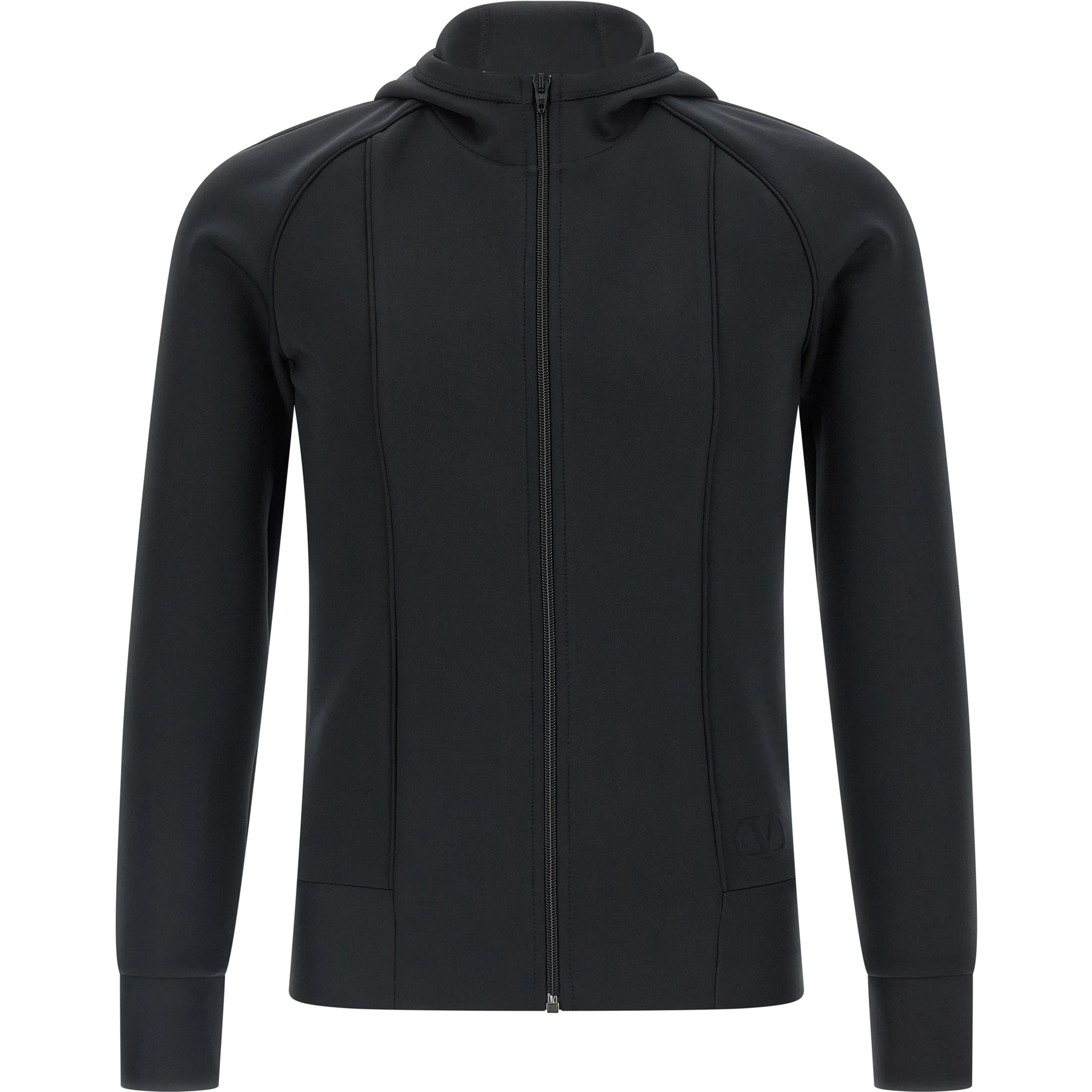 Black Polyester Sweatshirt