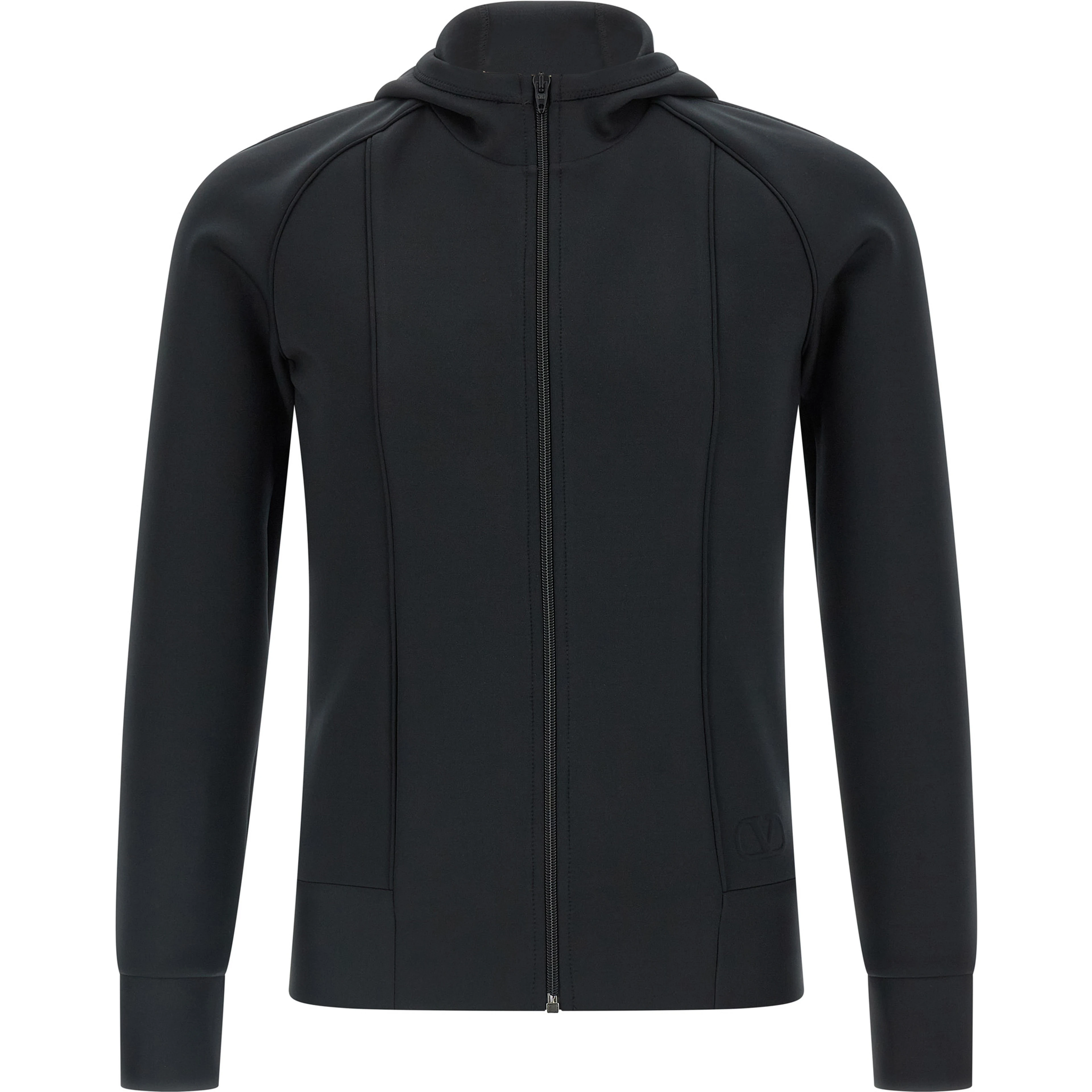 Black Polyester Sweatshirt