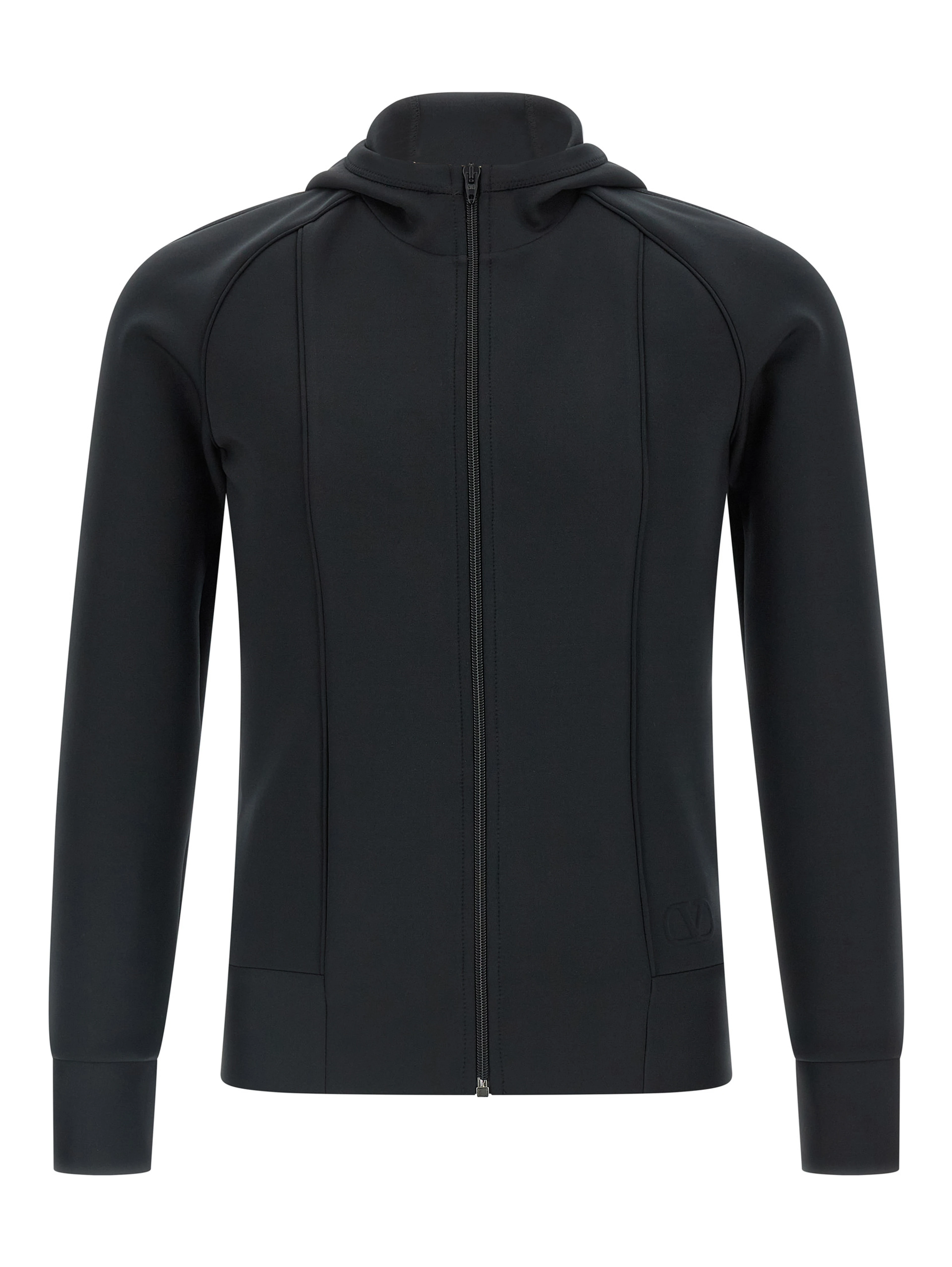 Black Polyester Sweatshirt