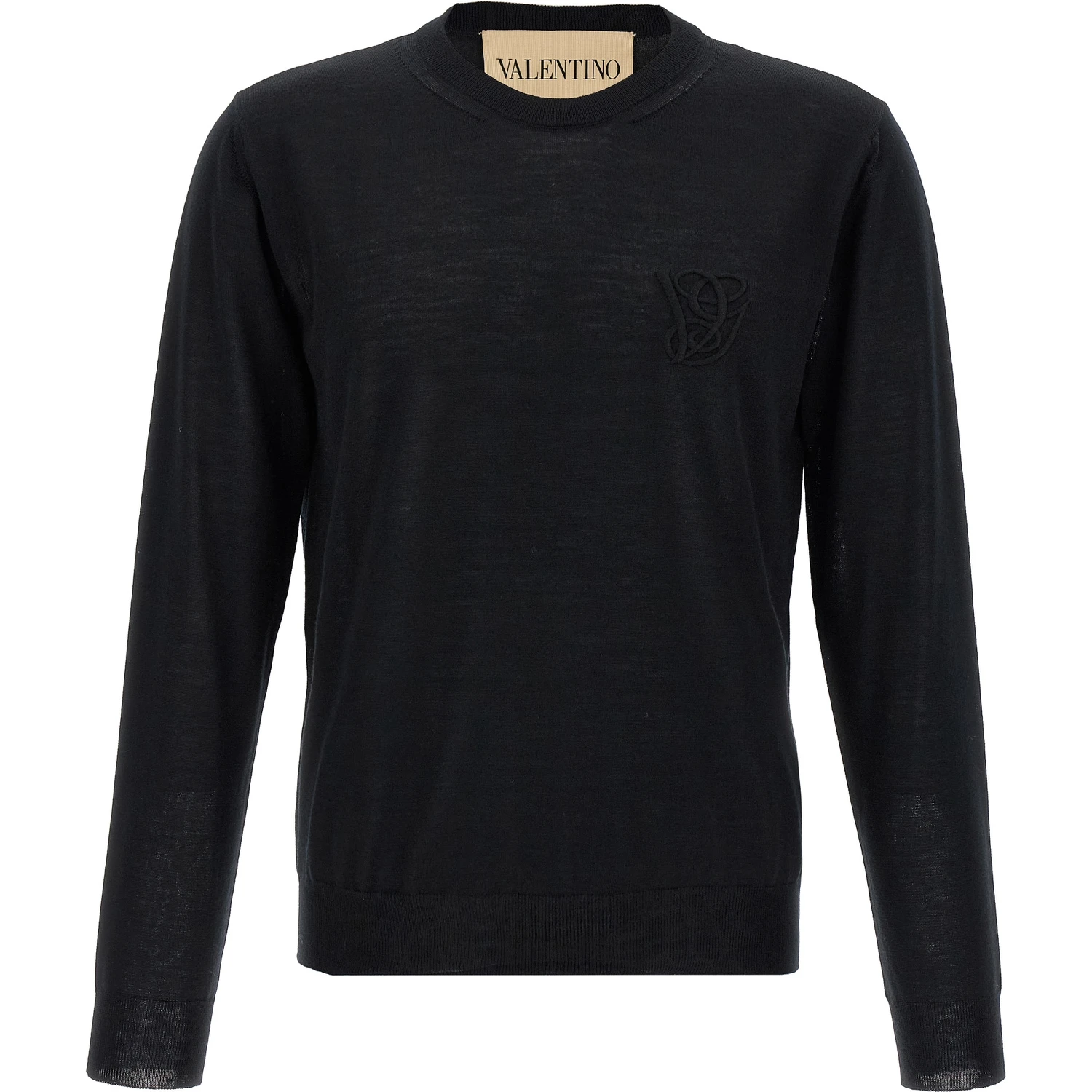 Black Virgin Wool Cardigan