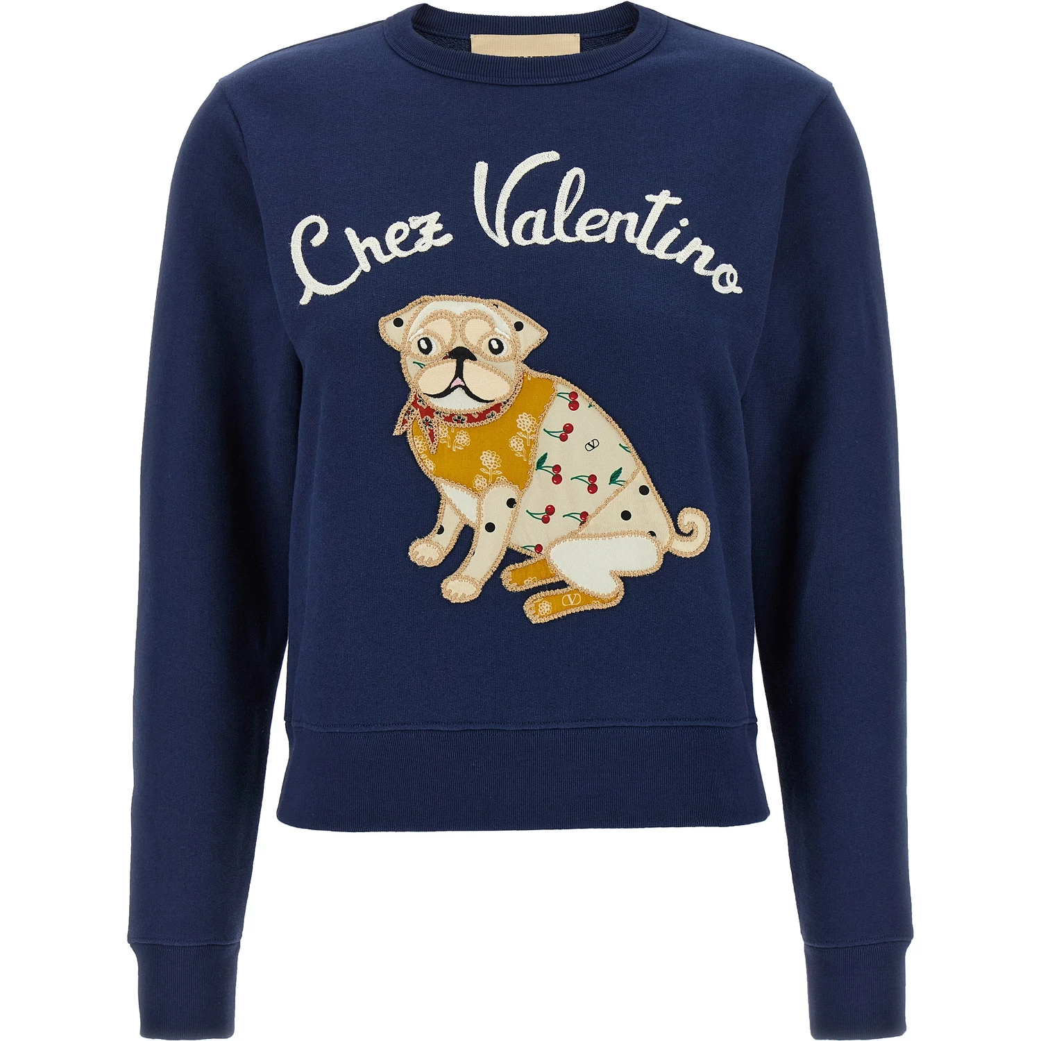 Blue Cotton Sweatshirt