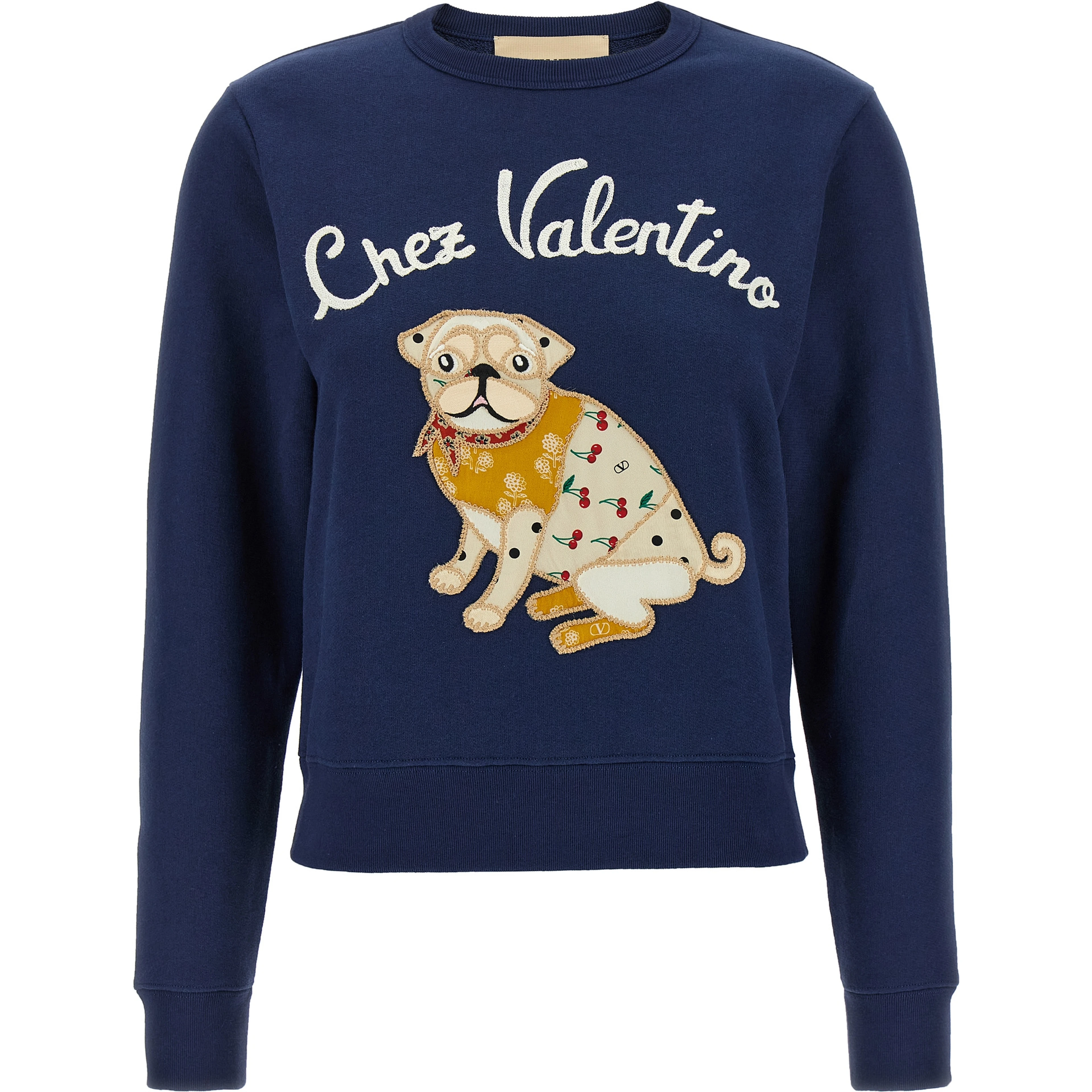 Blue Cotton Sweatshirt