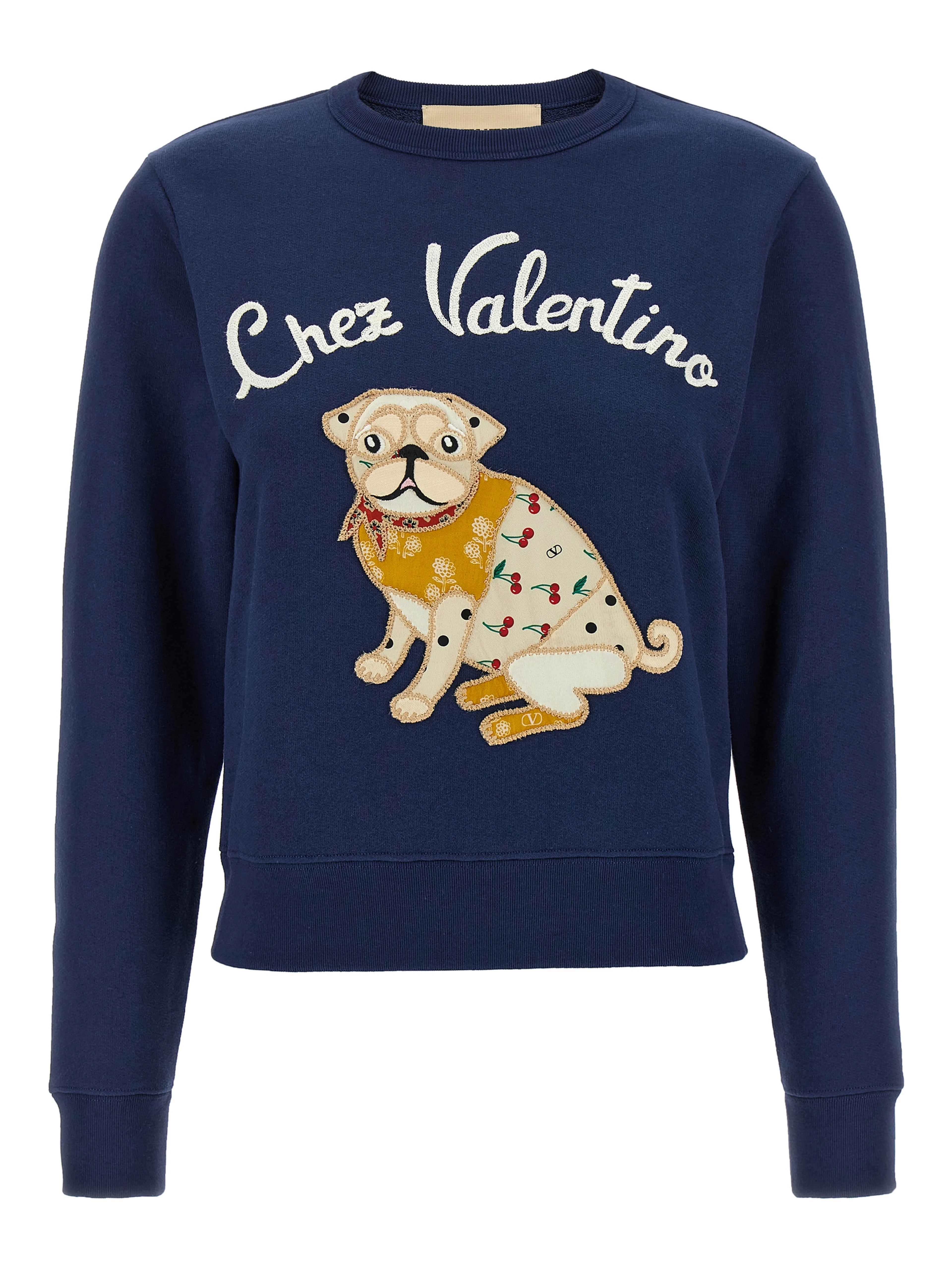 Blue Cotton Sweatshirt