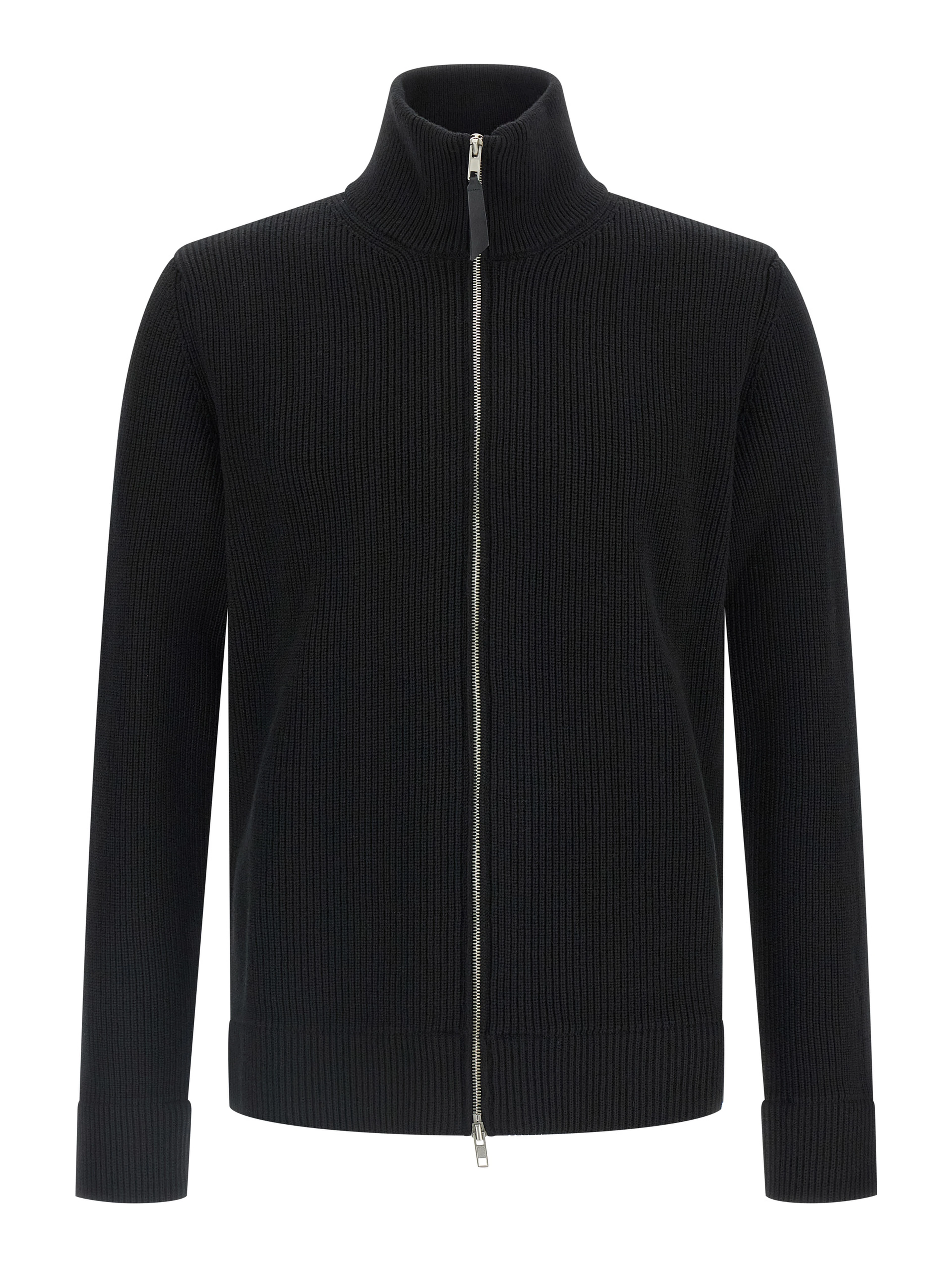 Black Cotton Cardigan
