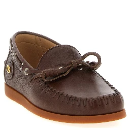 Brown Buffalo Leather Moccassin