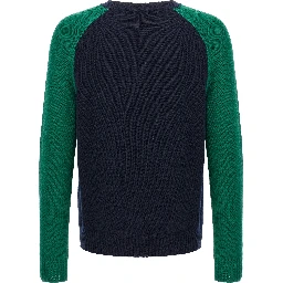 Blue Virgin Wool Cardigan