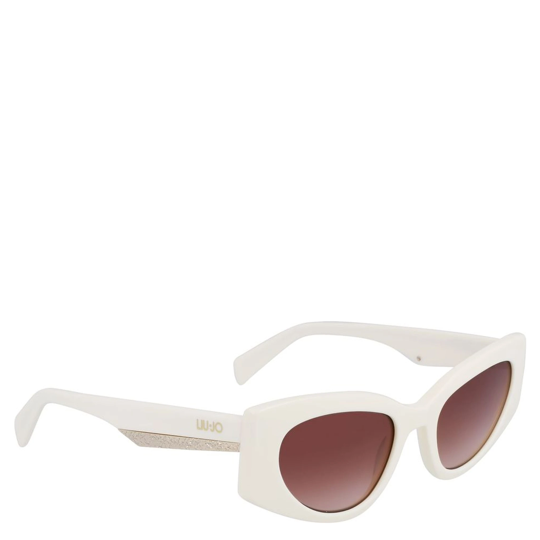 White Acetate Sunglasses