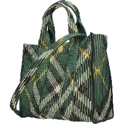 Green Fabric Handbag