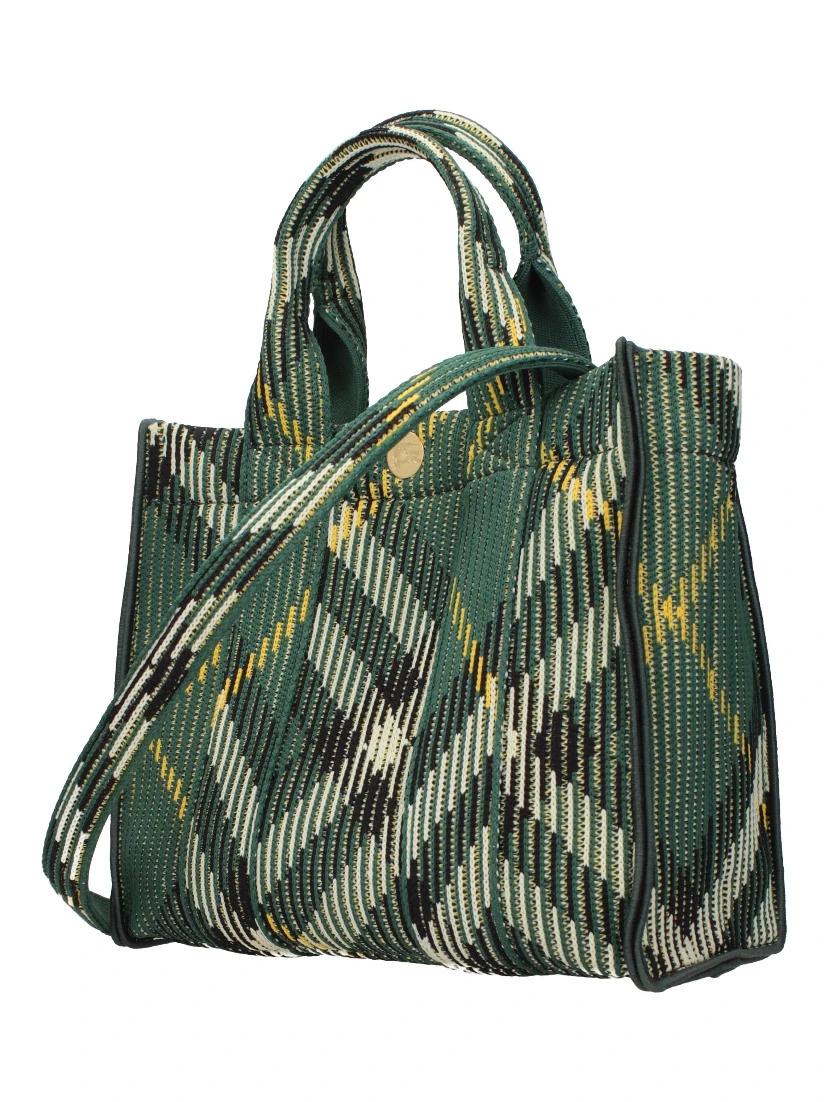 Green Fabric Handbag