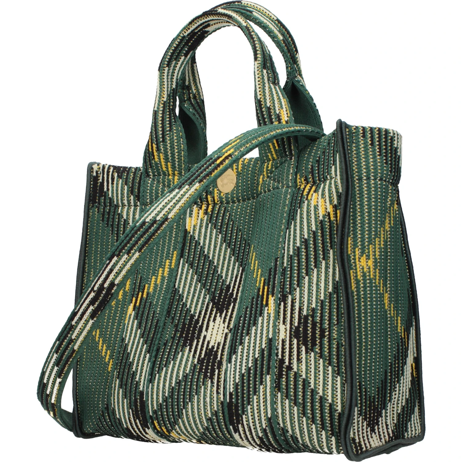 Green Fabric Handbag
