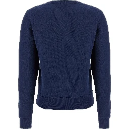 Blue Cotton Sweatshirt