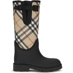Black Rubber Rain Boots