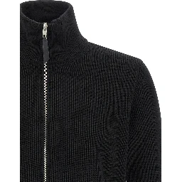 Black Cotton Cardigan
