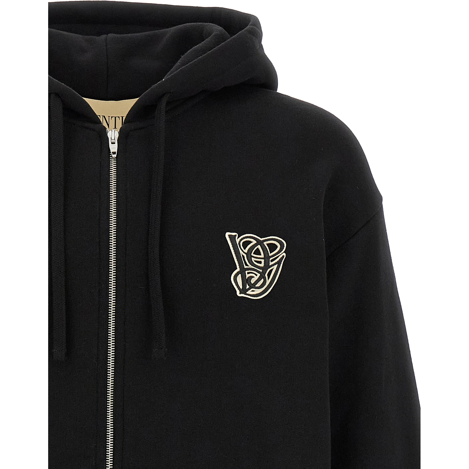 Black Cotton Sweatshirt