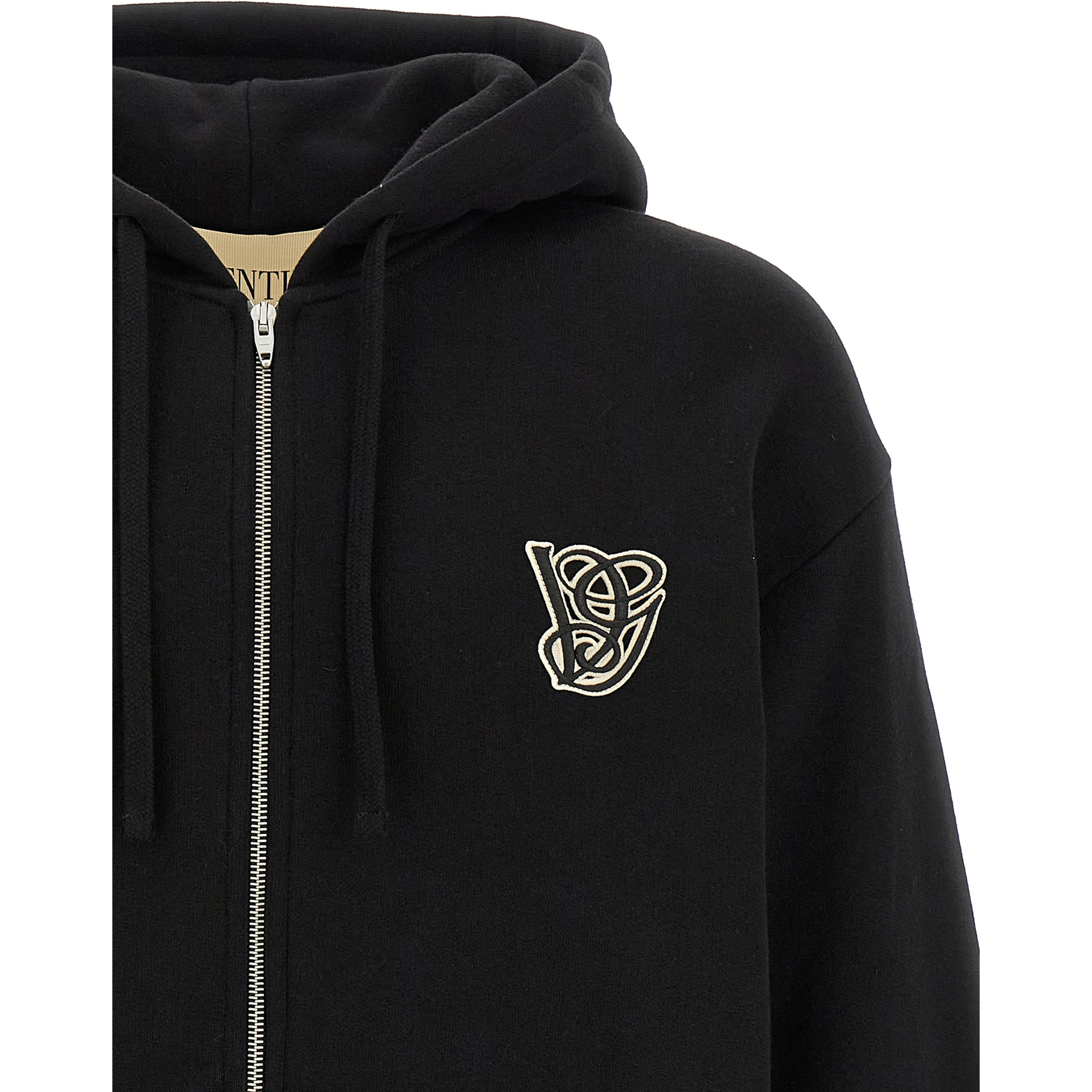 Black Cotton Sweatshirt