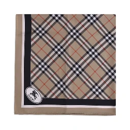 Beige Silk Scarf