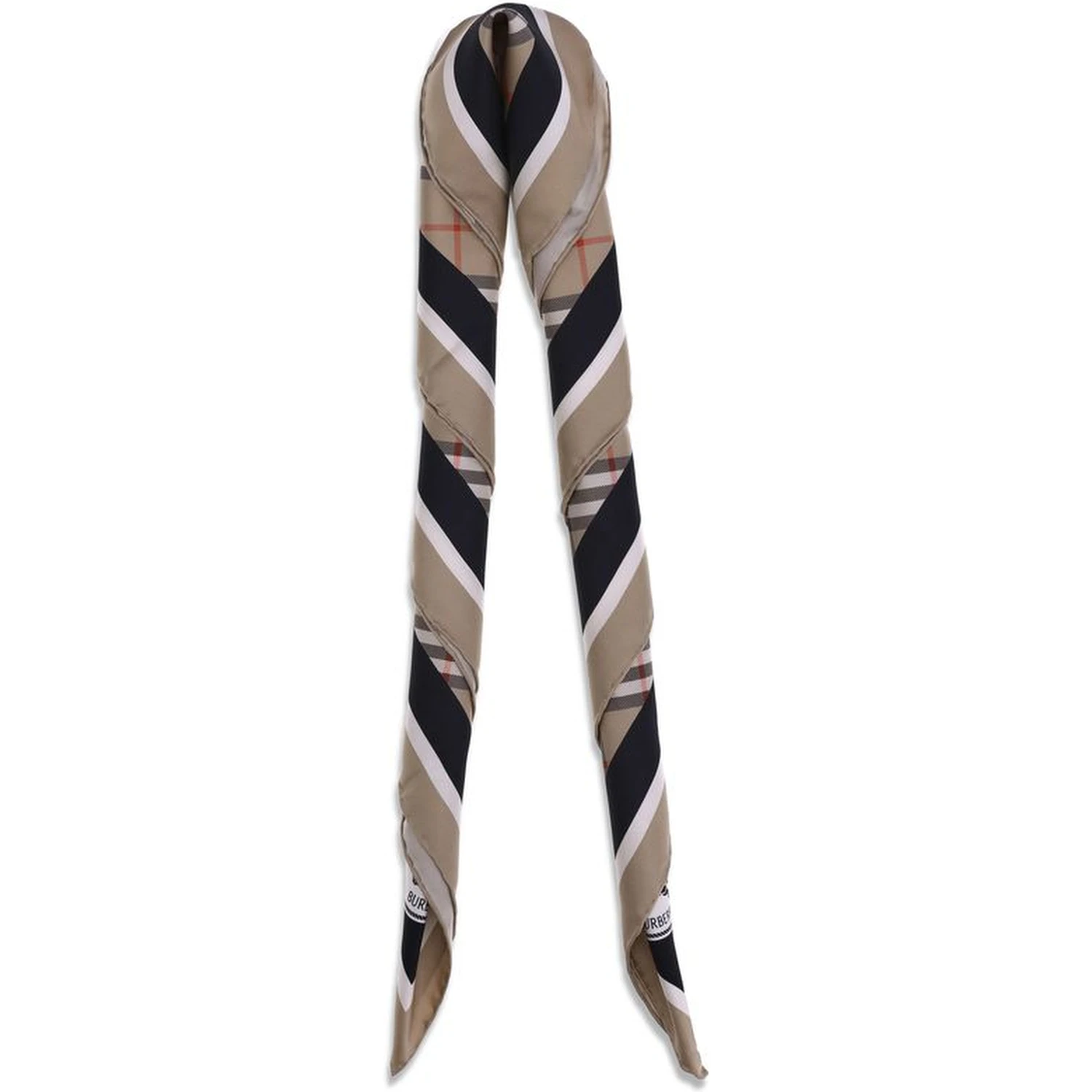 Beige Silk Scarf