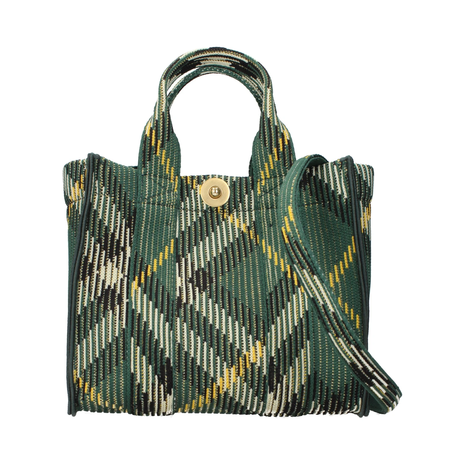 Green Fabric Handbag