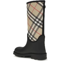 Black Rubber Rain Boots
