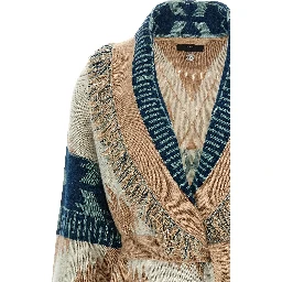 Multicolor Cashmere Cardigan