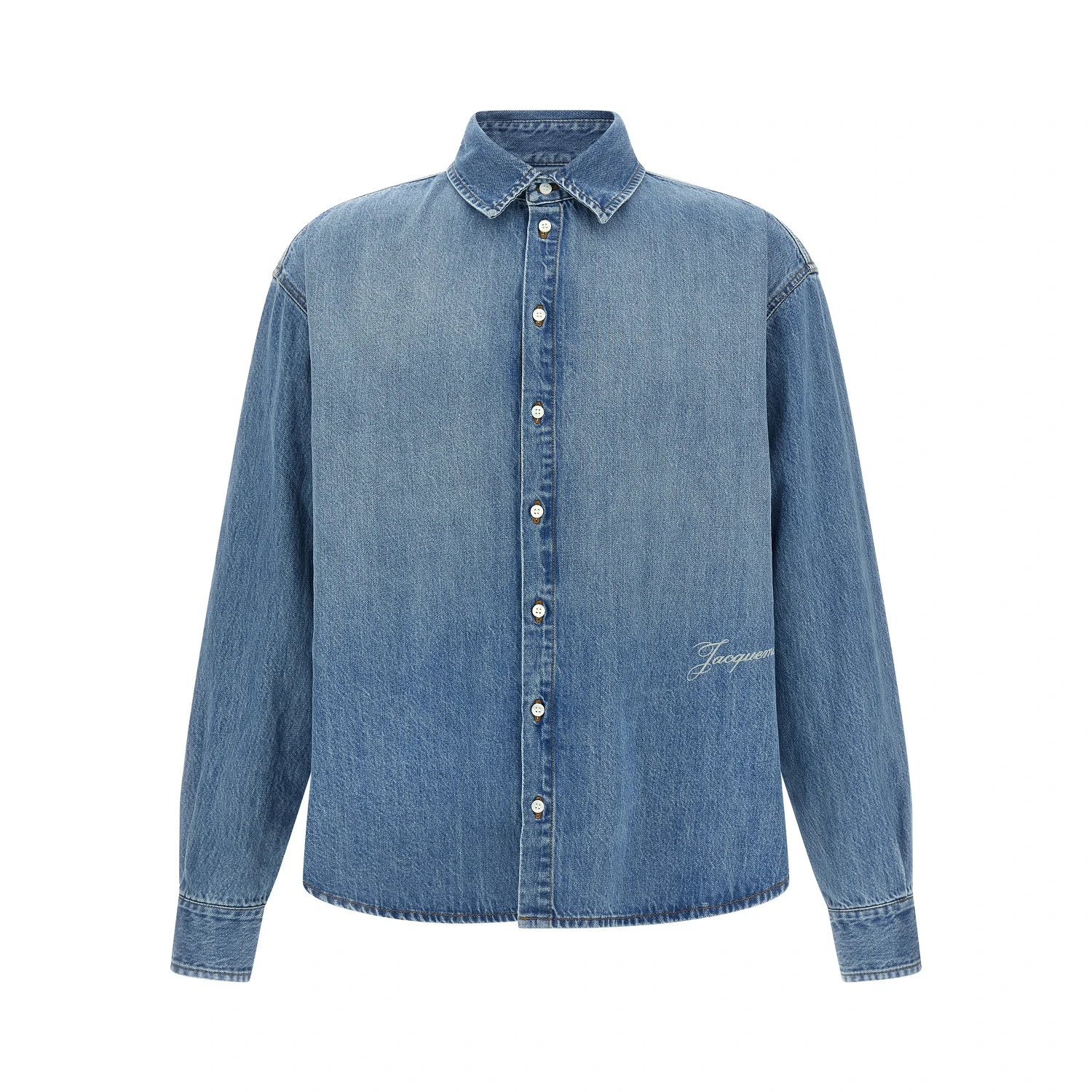 Blue Cotton Blouse