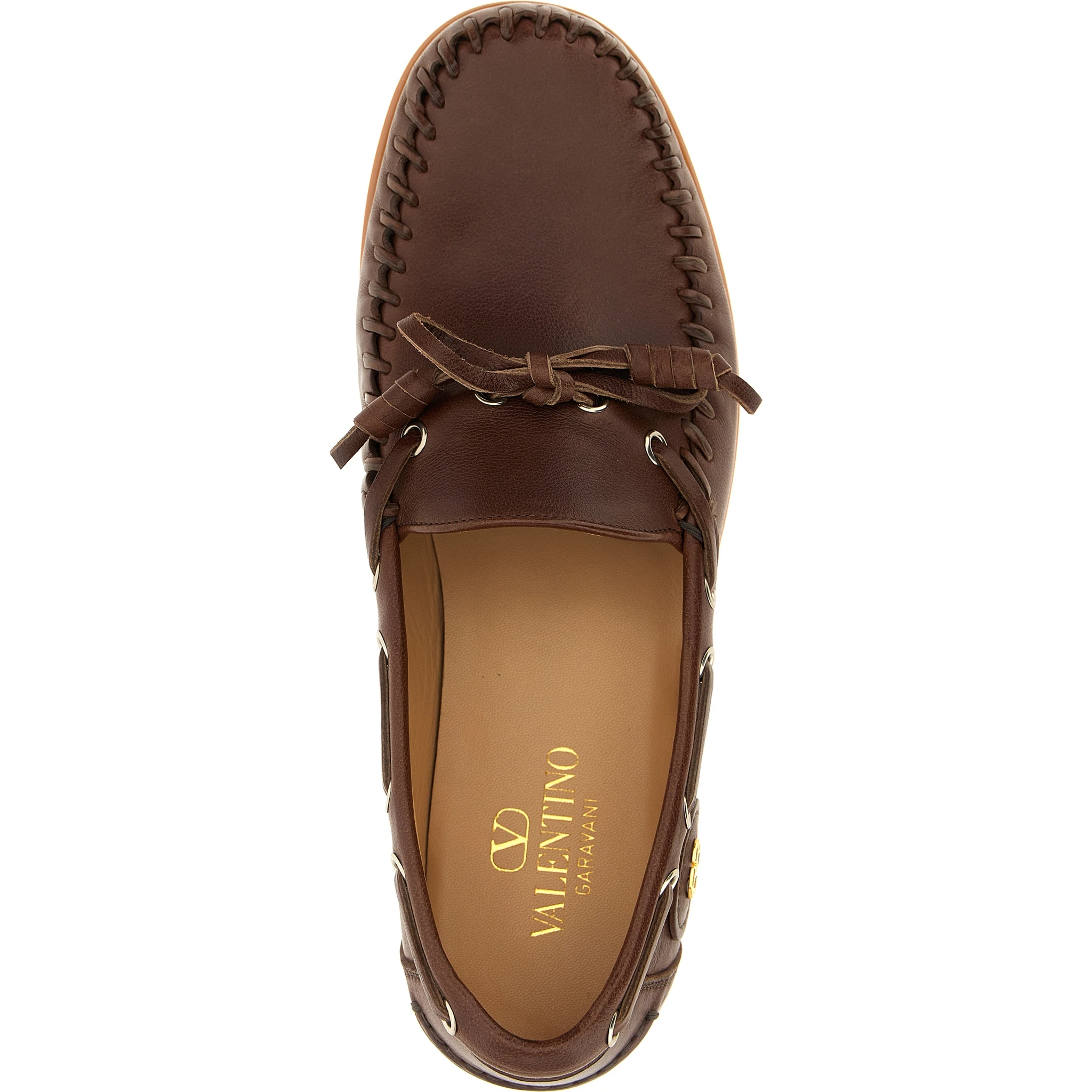 Brown Buffalo Leather Moccassin