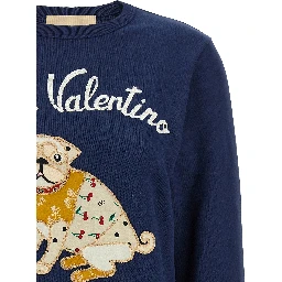 Blue Cotton Sweatshirt