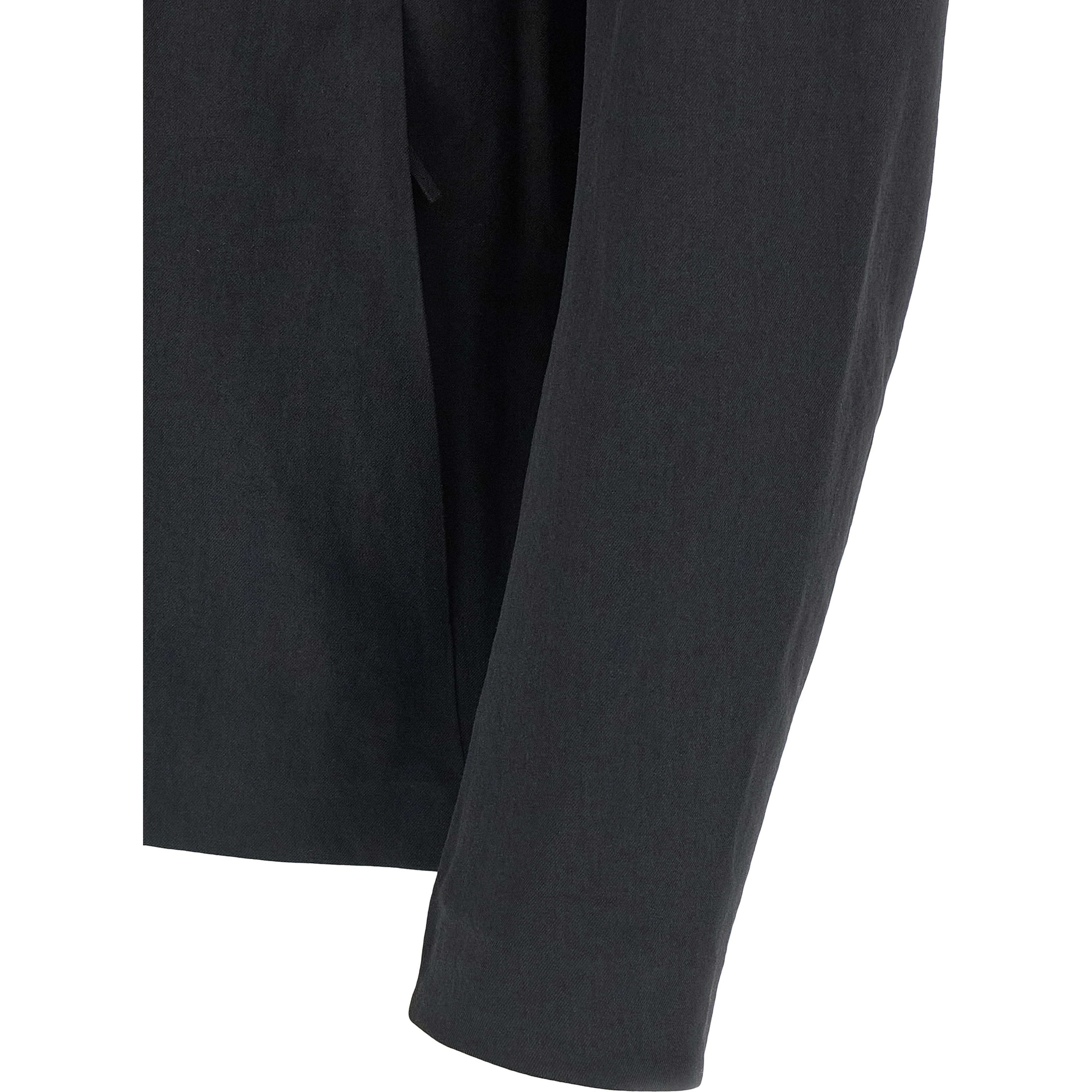 Black Polyester Blouse