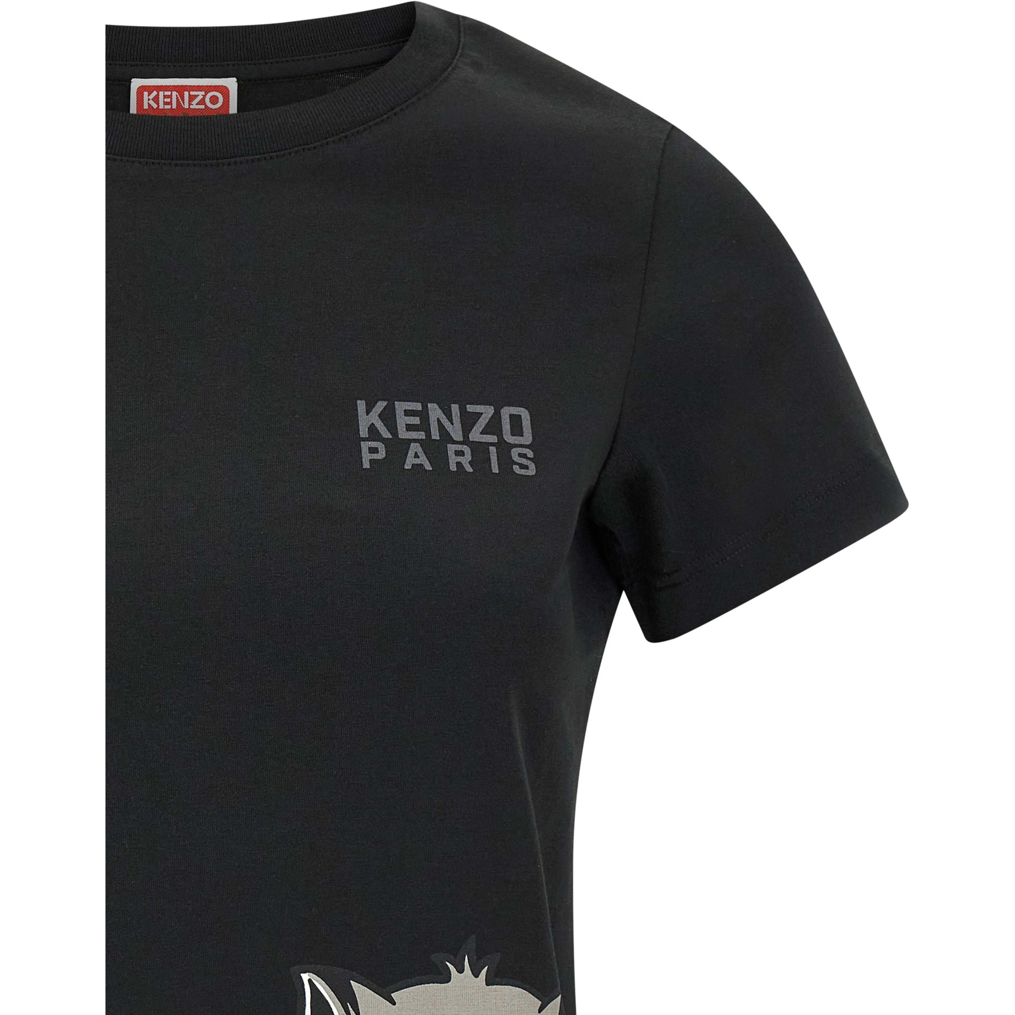 Black Cotton T-Shirt