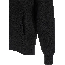 Black Cotton Sweatshirt