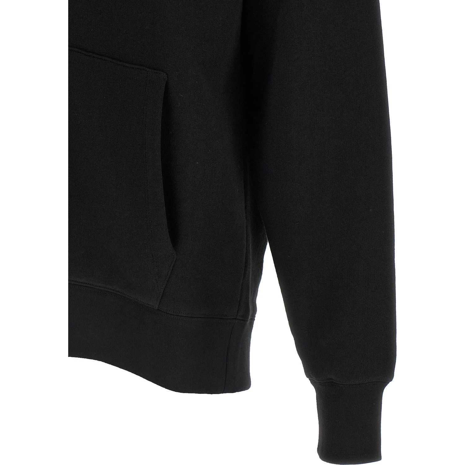 Black Cotton Sweatshirt