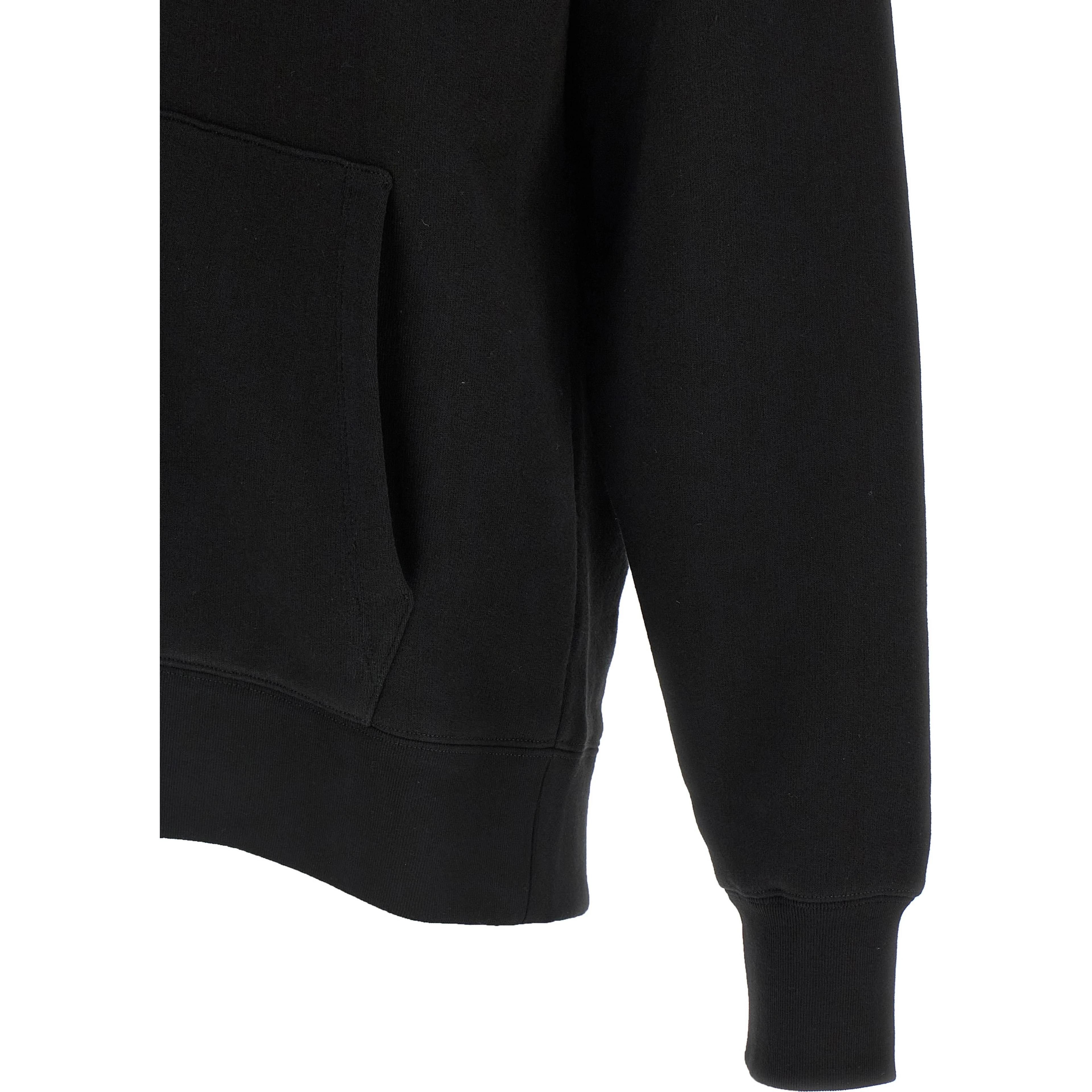 Black Cotton Sweatshirt