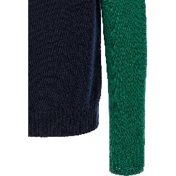 Blue Virgin Wool Cardigan