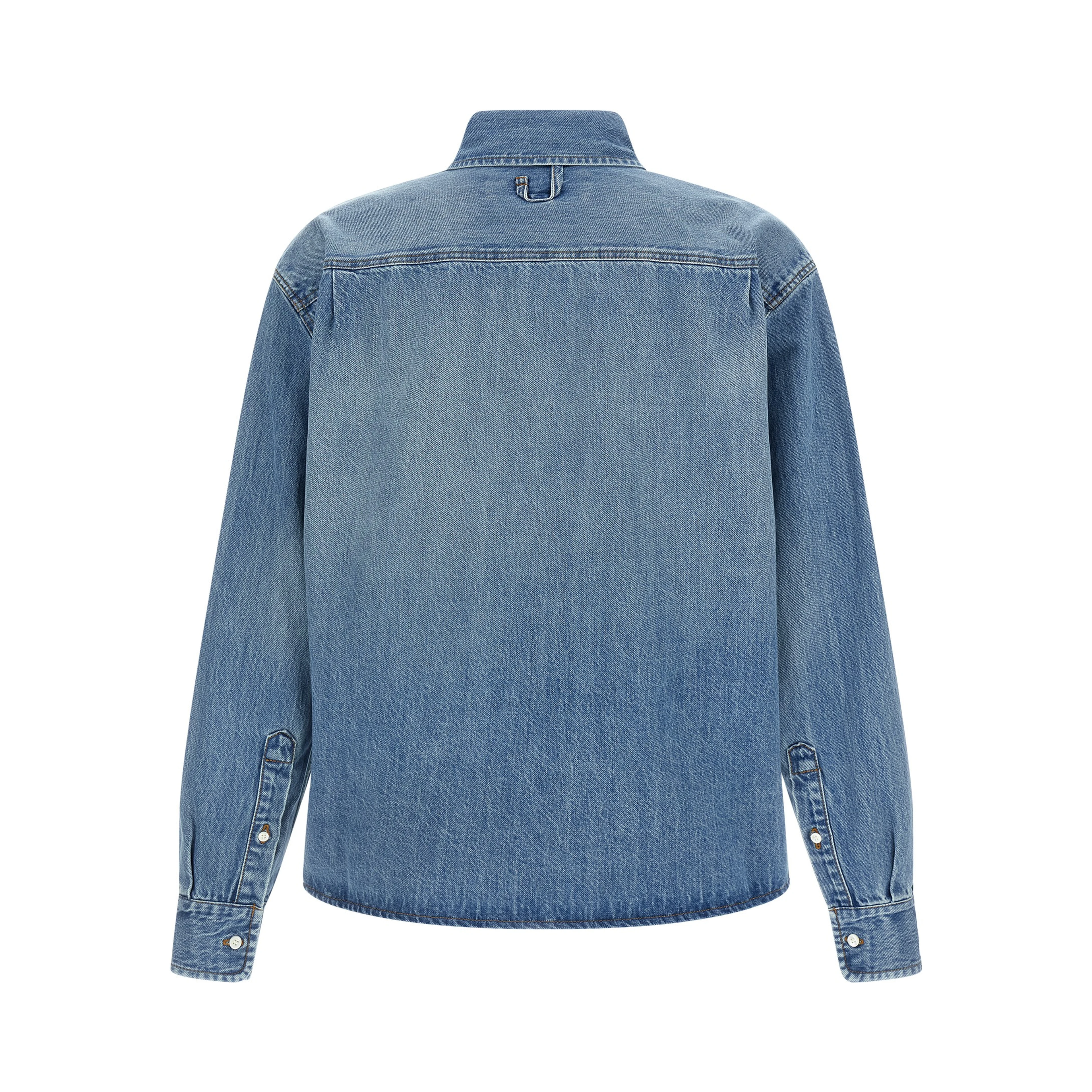 Blue Cotton Blouse