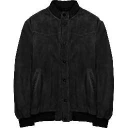 GIACCA BOMBER IN SUEDE