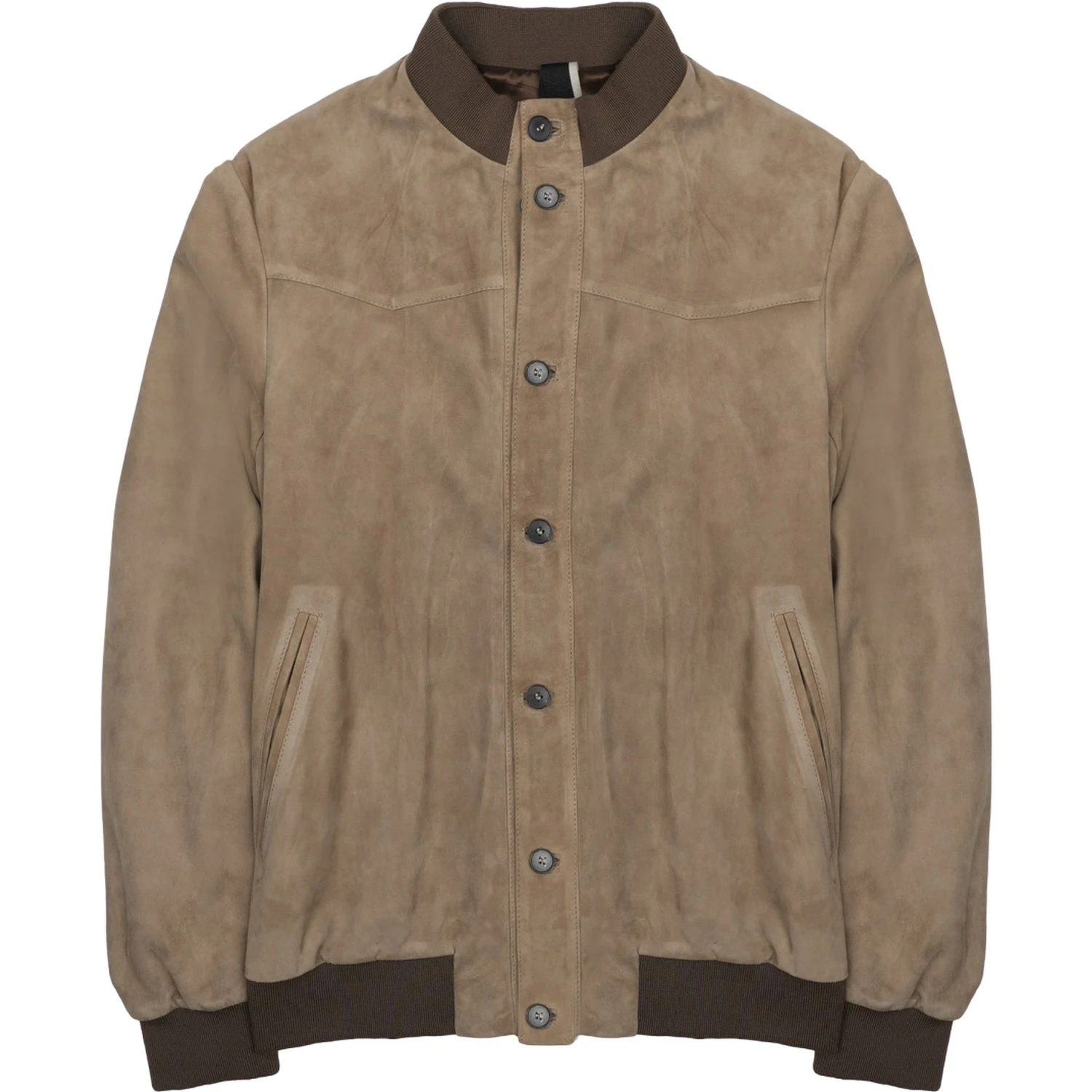 GIACCA BOMBER IN SUEDE